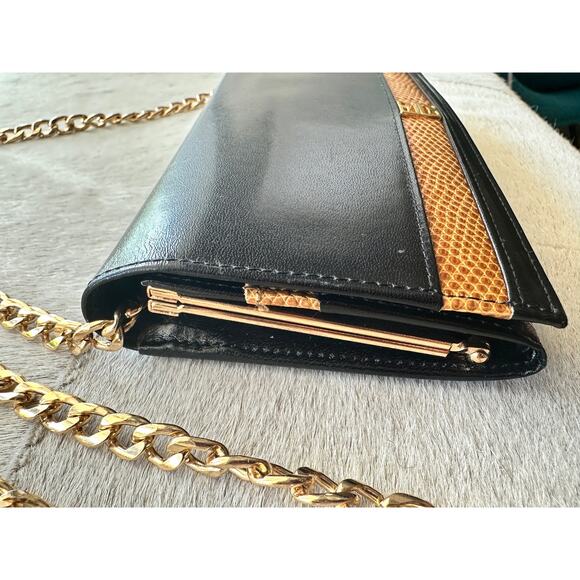 Authentic Givenchy Leather Long Wallet with Chain - Picture 12 of 16